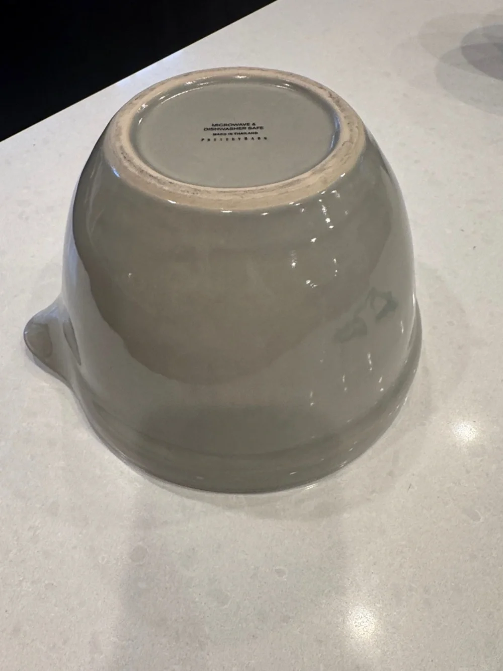 Pottery Barn Stoneware Pouring Bowl - Gray